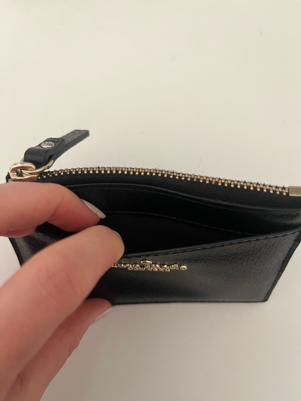 Kate Spade Black Cardholder Zip Wallet - Picture 3 of 8
